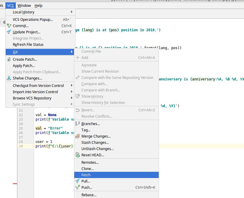 IntelliJ PyCharm Not Showing All Git Branches Softhints