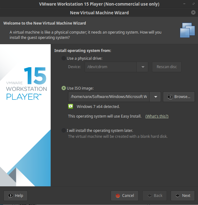 Create Virtual Machine With Vmware Player 15 Linux Mint Windows Softhints Create Virtual Machine With Vmware Player 15 Linux Mint Windows Softhints