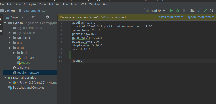 PyCharm Package Requirements Not Satisfied requirement Already Satisfied Softhints