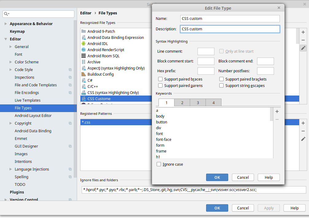 intellij-community-edition-add-css-and-jsp-syntax-highlighting-softhints