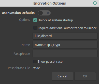 linux_mint_change_encryption_options