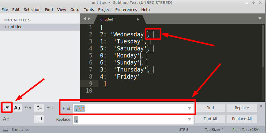 Sublime 3 Regex Search And Replace Examples Softhints