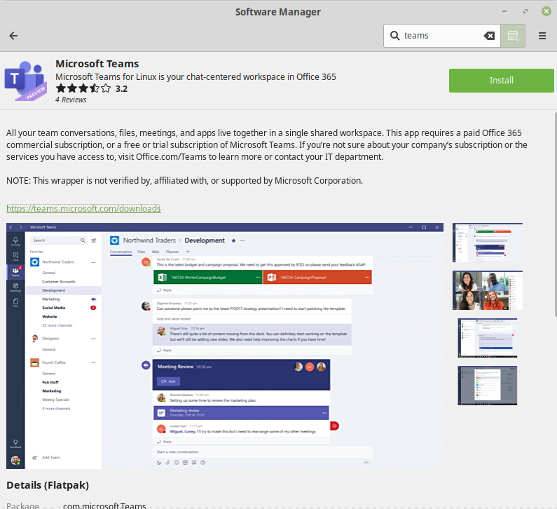 install-microsoft-teams-linux-mint