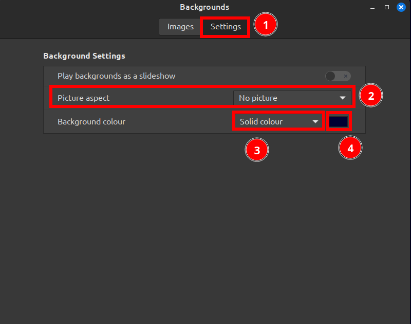 How to Set a Solid Color Wallpaper in Linux Mint 22